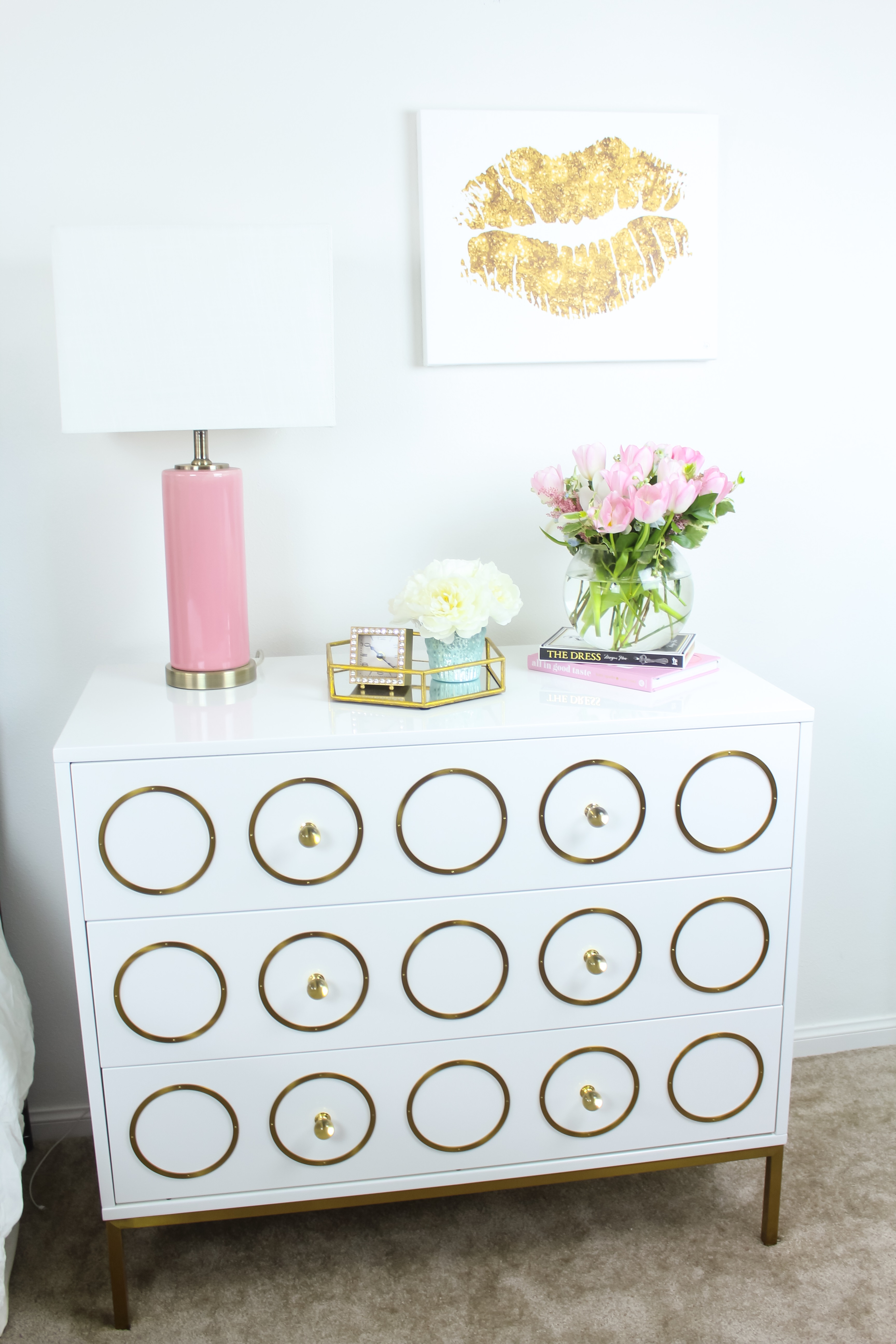 How I Created My Bedroom Oasis with Accents of Gold