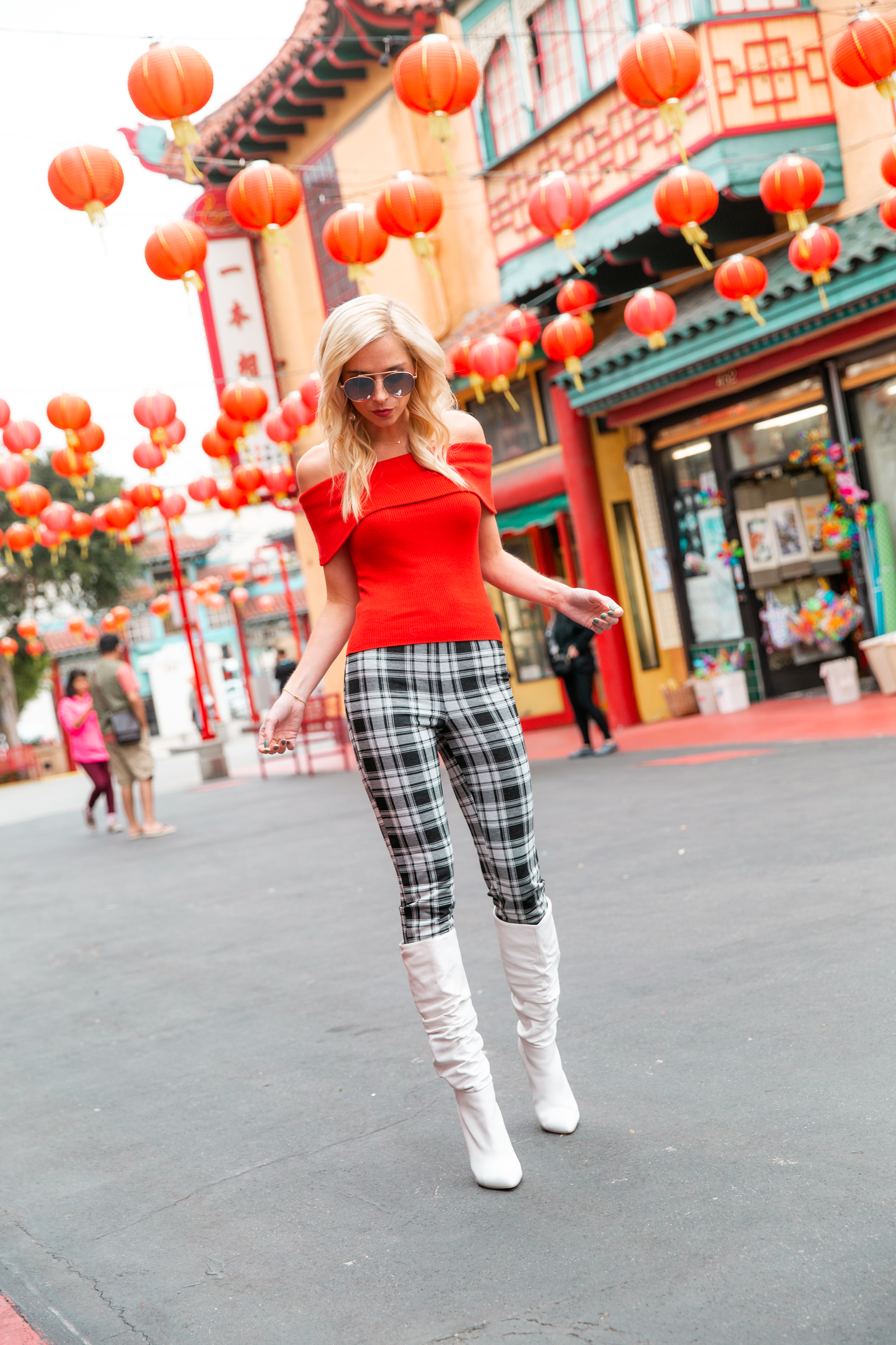 Chinatown Visit with a Retro Twist